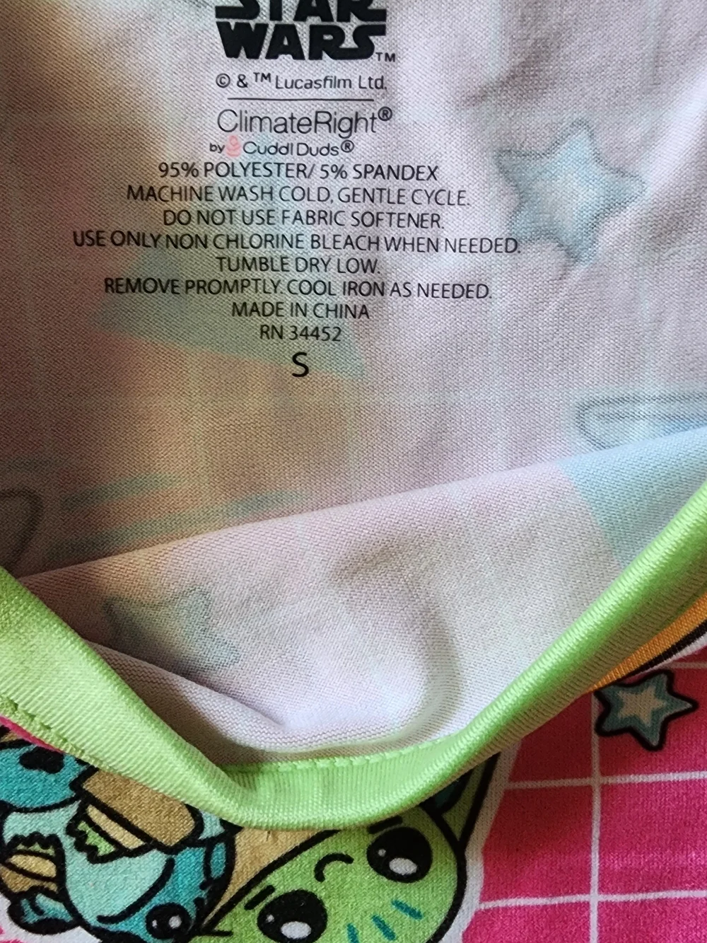 Star Wars Pink Grogu (Baby Yoda) Kids Pajama Set